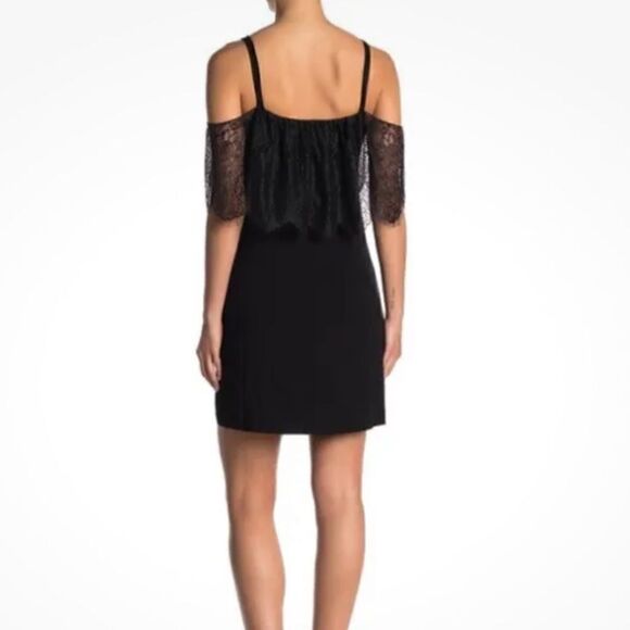 NWT MSRP $168 Bailey 44 Dark Horse Lace Trim Dress Women's Size Small - Picture 3 of 8